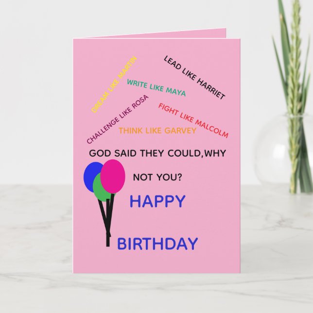 God Said Card (Front)