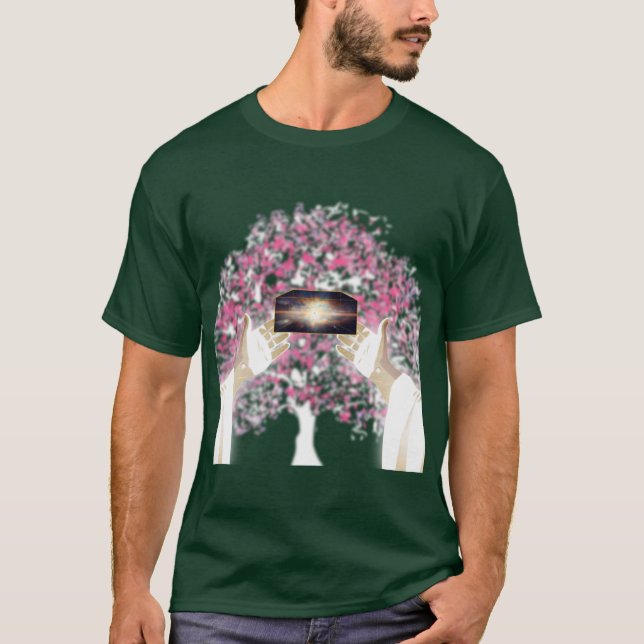 God said, Let there be light T-Shirt (Front)