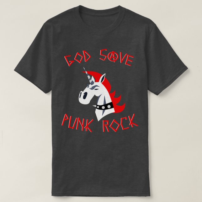 God Save Punk Rock Its Not Dead Gift Idea  T-Shirt (Design Front)