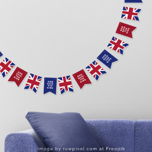 "God Save the King" British Union Flag