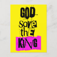 God Save The King Charles British Royal Monarch  H