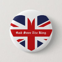 God Save the King England Flag