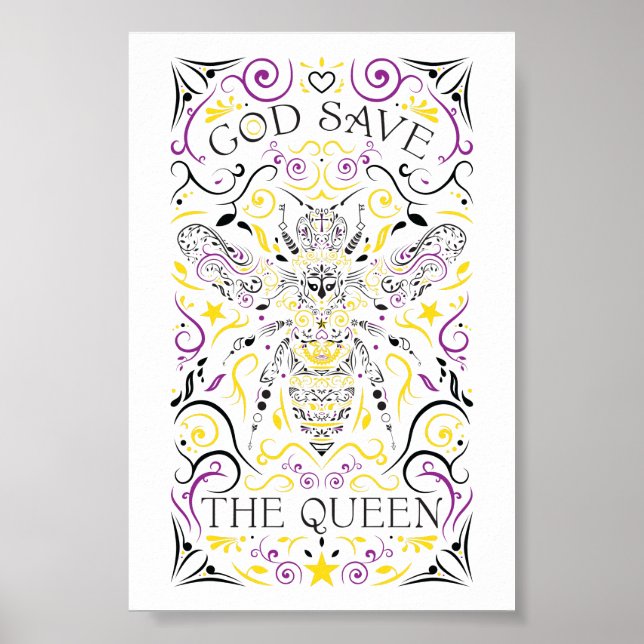 god save the queen poster (Front)