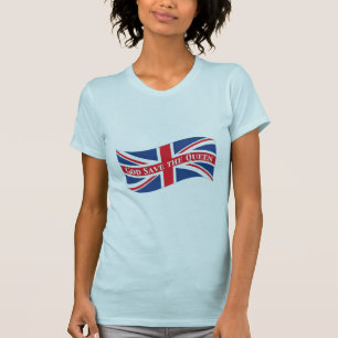 God Save the Queen with Union Jack T-Shirt