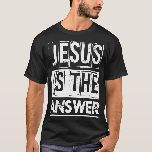 God Saviour Devotee Christian Gift Jesus T-Shirt (Front)