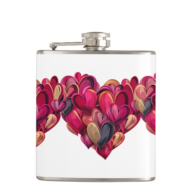 God Say I Am Lace Bow Christian Girl Women Bible V Hip Flask (Front)