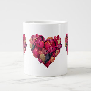 God Say I Am Lace Bow Christian Girl Women Bible V Large Coffee Mug