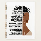 God Says I Am Beautiful Black Queen Melanin Woman