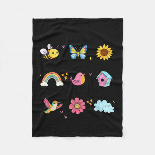 God Says I Am Bee Spring Christian Funny Easter Da Fleece Blanket