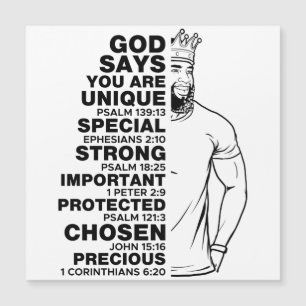 God Says I AM Black King Melanin Man Bruh Bro Love