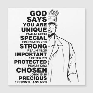 God Says I AM Black King Melanin Man Bruh Bro Love