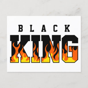 God Says I AM Black King Melanin Man Bruh Bro Love Postcard