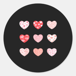 God Says I Am Christian Faith Heart Valentine Jesu Classic Round Sticker