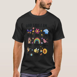 God Says I Am Christian Happy Easter Day Kids Boys T-Shirt