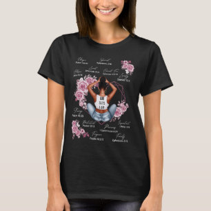 God Says I Am Melanin Black History Month African T-Shirt
