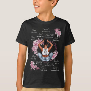 God Says I Am Melanin Black History Month African  T-Shirt