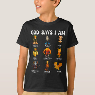 God Says I Am Quirky Italian Brainrot Scripture De T-Shirt