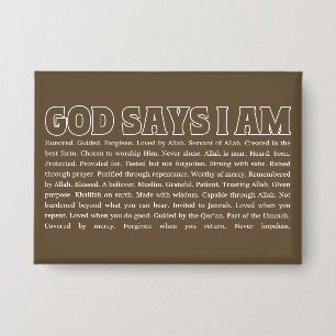 God Says I Am Strong Muslim Faith Inspirational