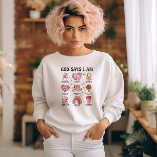 God Says I am Valentine Bible Verses T-Shirt