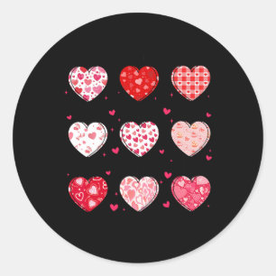 God Says I Am Valentines Day Lover Christian Valen Classic Round Sticker