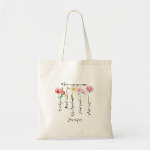 God says you are, Christian wedding anniversary Tote Bag
