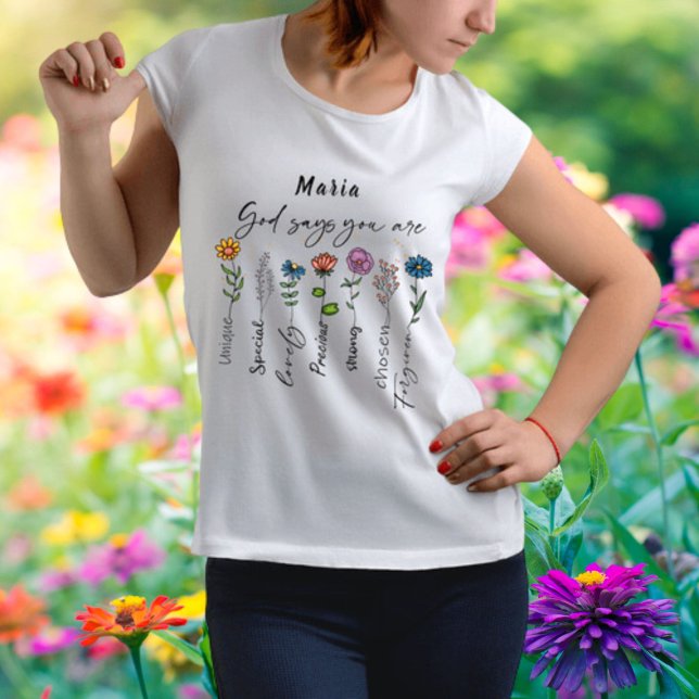 God Says You Are Enough Christian T-Shirt (Creator Uploaded)