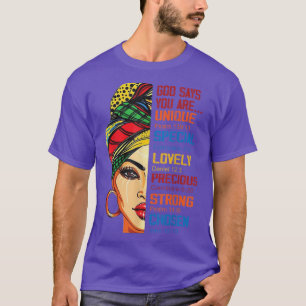 God Says You Are Girl Lover Vintage Christian Beli T-Shirt