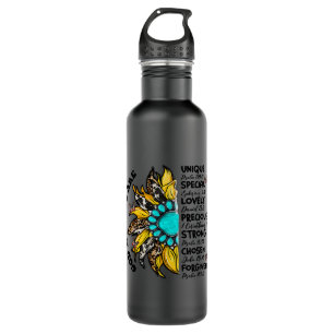 God Says You Are Inspiration Sunflower Faith Bible 710 Ml Water Bottle