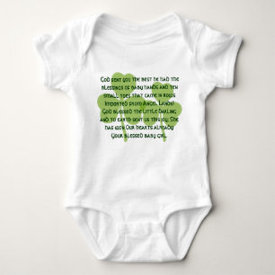 God Sent You the Best that He had Baby Girl Baby Bodysuit