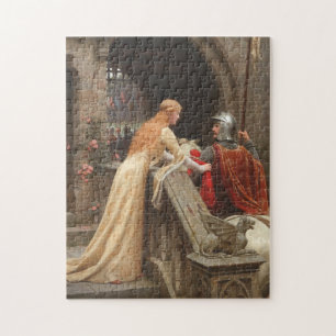 God Speed by Edmund Blair Leighton, c. 1900 Jigsaw Puzzle