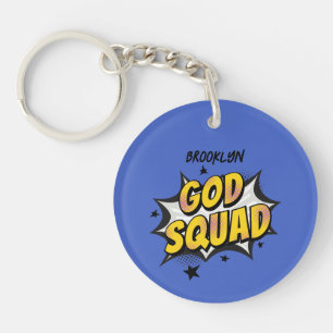 God Squad Christian youth group Sunday school Key Ring