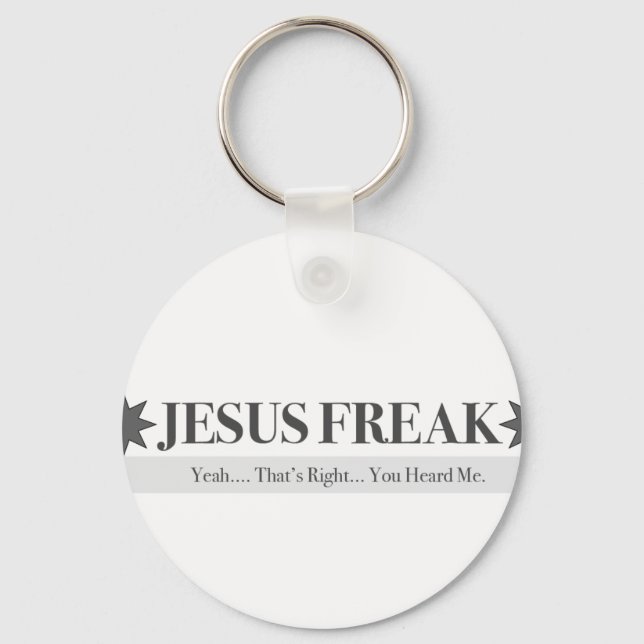 God Squad Jesus Freak Key Ring (Front)