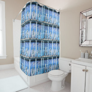 God Statues of Berlin Shower Curtain