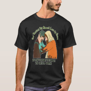 God Teaches Us About Love Retro Christian   T-Shirt