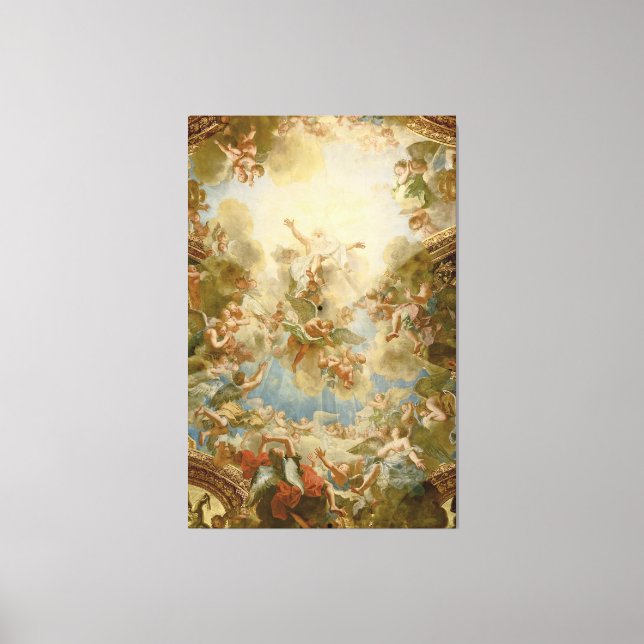 God the Father Almighty by Antoine Coypel Canvas Print (Front)