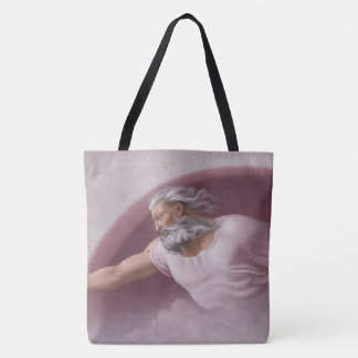 God the Father Divine Blessing Antique Rose Tote Bag
