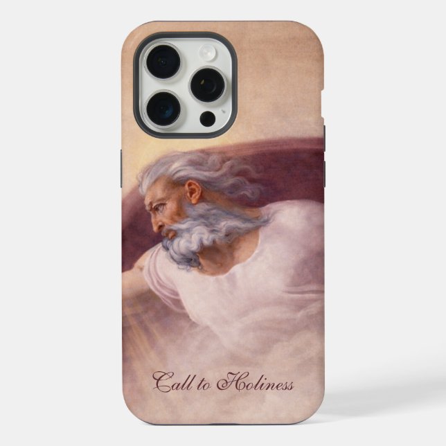 God the Father Divine Blessing iPhone Case (Back)