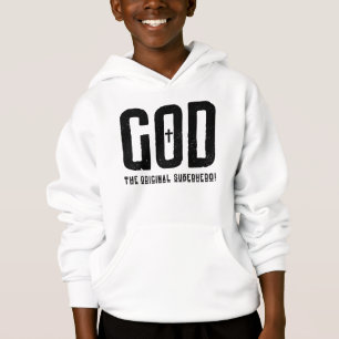 God The Original Superhero Biblical Cross Boy's