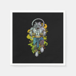 God Tigers Napkin
