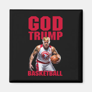 God Trump Sketll Funny Trump Patriotic Republican  Magnet