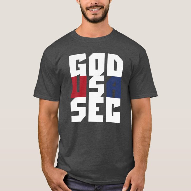 God, USA, SEC T-Shirt (Front)