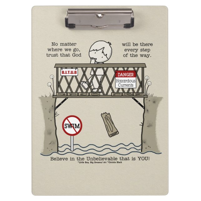 God Will Be There Clipboard (Front)