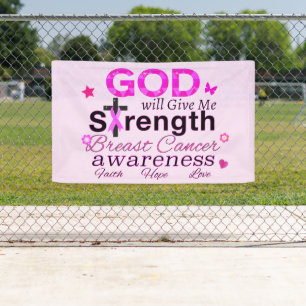 GOD Will Give Me Strength Banner