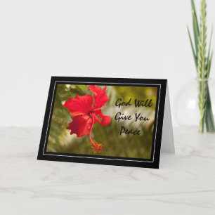 God Will Give You Peace Card