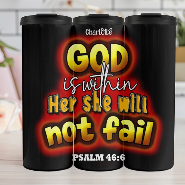 God Within Her: She Prevails Thermal Tumbler (Creator Uploaded)