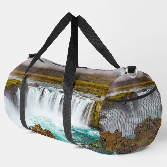 Godafoss waterfall, Iceland Duffle Bag (Right Corner)