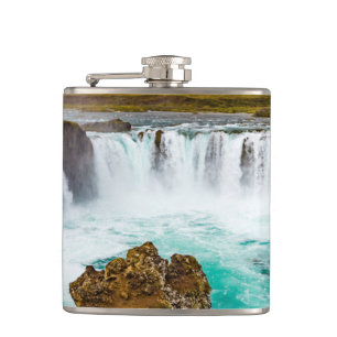 Godafoss waterfall, Iceland Hip Flask