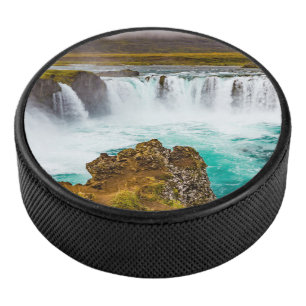 Godafoss waterfall, Iceland Hockey Puck