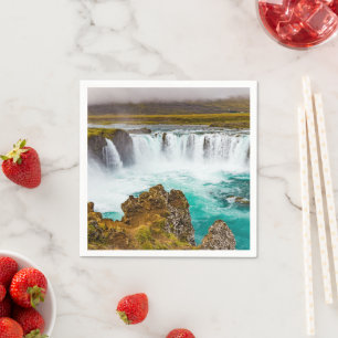 Godafoss waterfall, Iceland Napkin