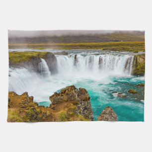Godafoss waterfall, Iceland Tea Towel